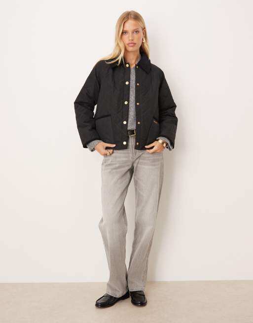 Barbour Anise quilted jacket in black/ancient , 4 of 4