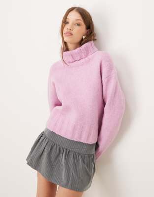 Barbour Anita knitted jumper in lavender haze