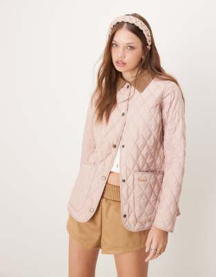 Barbour Annandale quilted jacket in gardenia