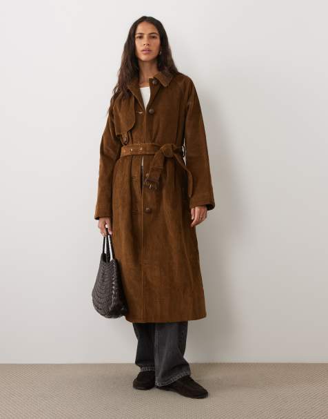 Barbour Antonella barbour antonella cord trench casual jacket - view 1