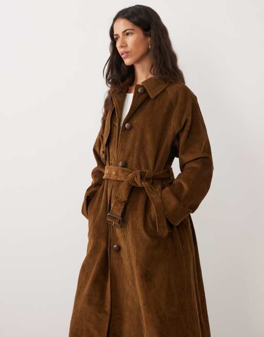 Barbour Antonella barbour antonella cord trench casual jacket, 2 of 4
