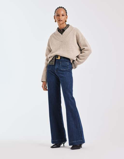 Barbour Antonia knitted jumper in oat , 2 of 4