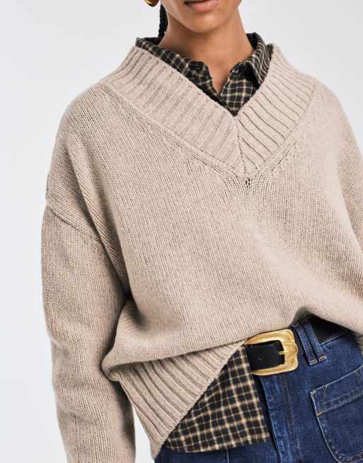 Barbour Antonia knitted jumper in oat , 4 of 4