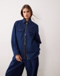 [Barbour] Barbour Arla denim overshirt in rinse wash-Blue 10 Rinse wash