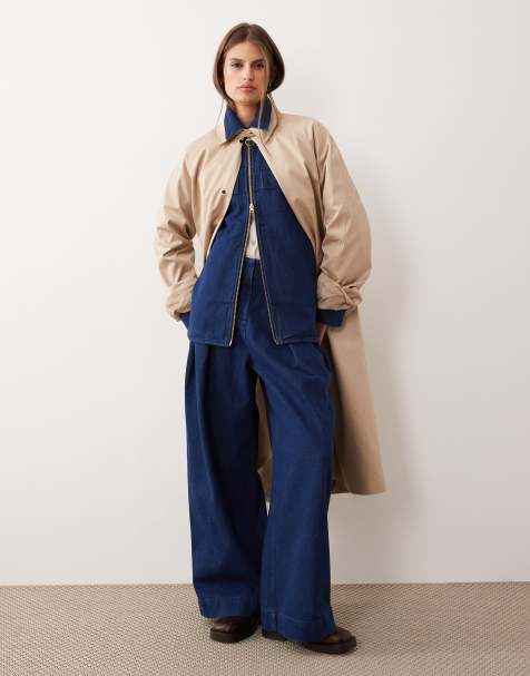 Barbour Arla denim pants in rinse wash - view 1