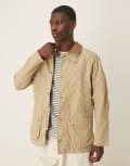 [Barbour] Barbour Ashby showerproof jacket in stone-Neutral Chest 40 stone