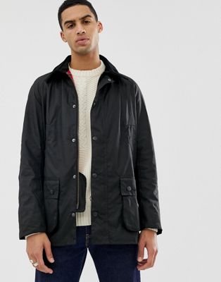 Barbour Ashby wax jacket in black | ASOS