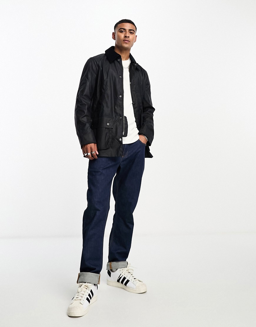 Barbour Ashby wax jacket in navy