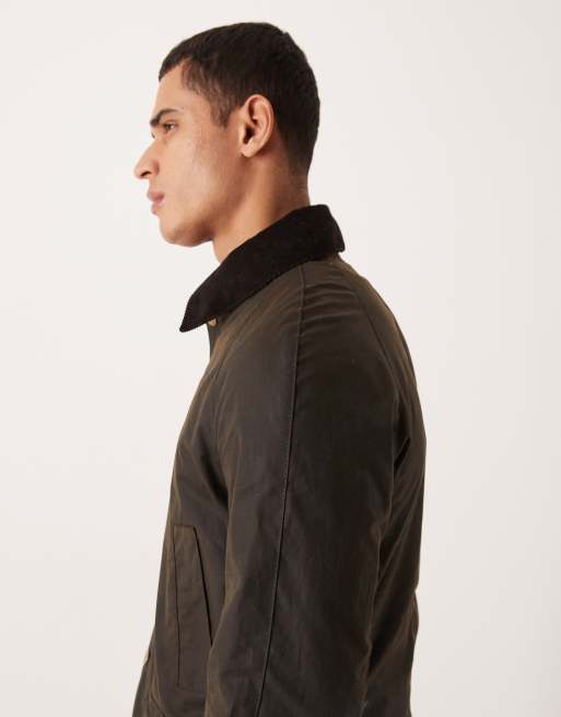 Barbour Ashby wax jacket olive - MGREEN, 4 of 5