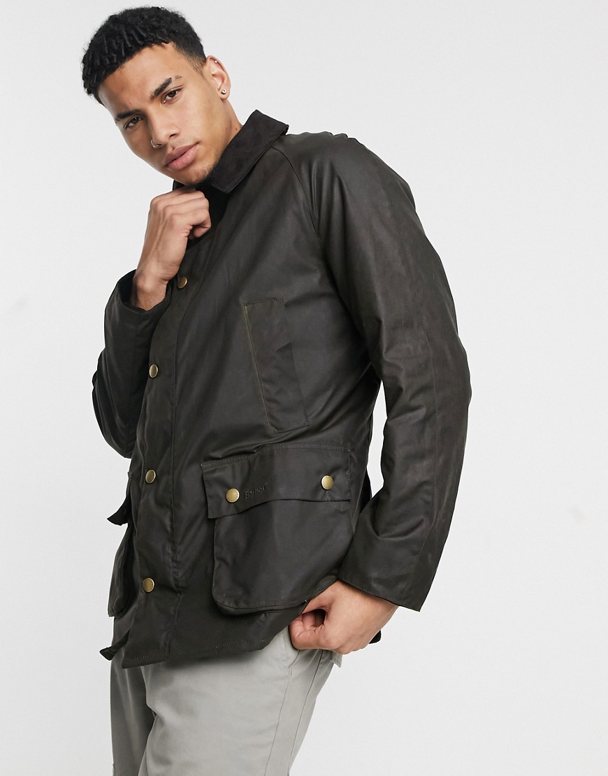 Barbour Ashby wax jacket olive-Green