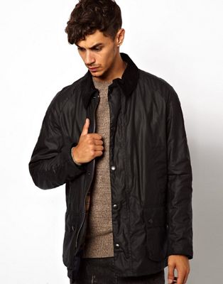 barbour ashby wax jacket navy
