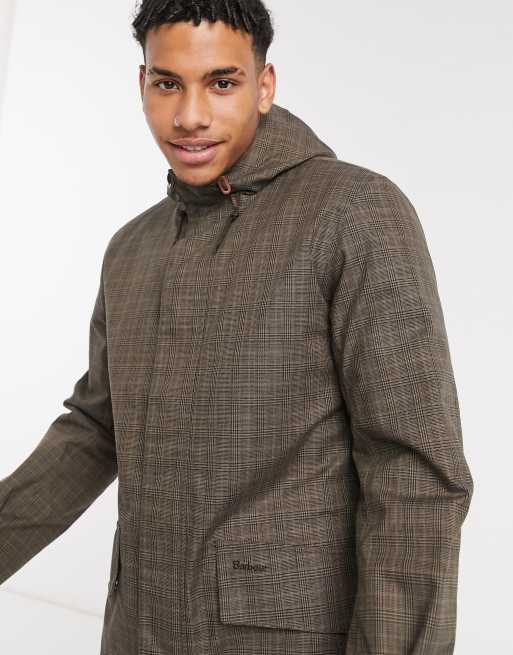 Barbour tartan shop jacket