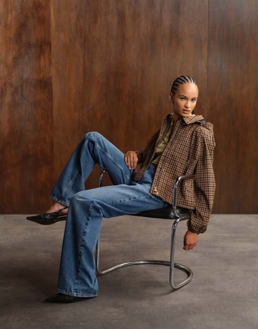 Barbour audrey showerproof jacket in vicuna gingham check, 2 of 4