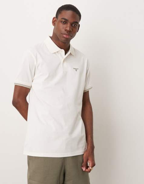 Barbour Austwick polo shirt in whisper white - view 1