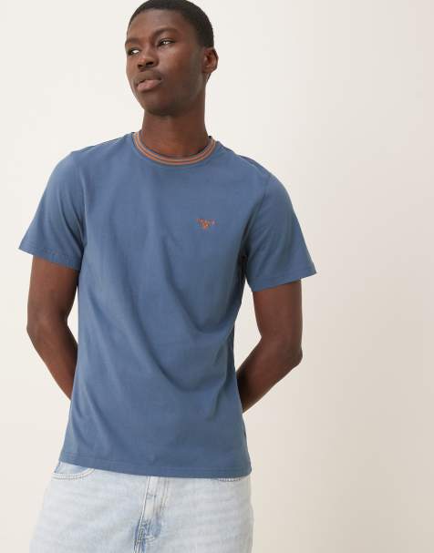 Barbour austwick t-shirt in dark denim - view 1