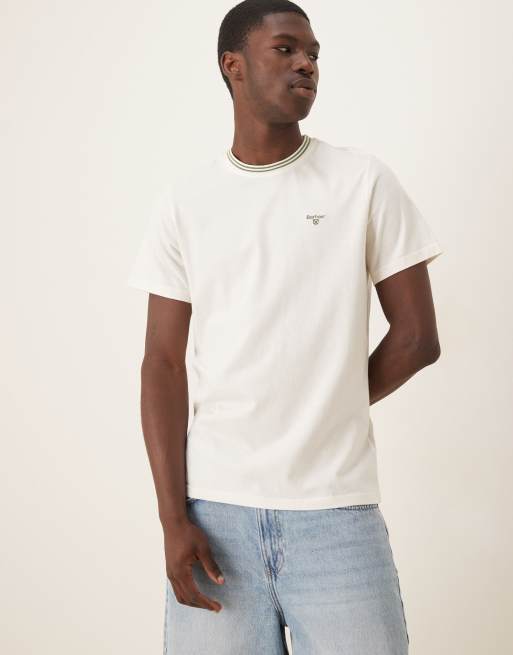 Barbour austwick t-shirt in whisper white