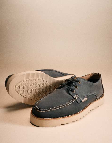 Barbour Aydon Derby suede lace up shoe in slate grey - view 1