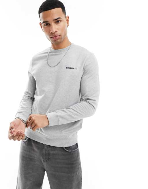 Barbour best sale grey sweatshirt