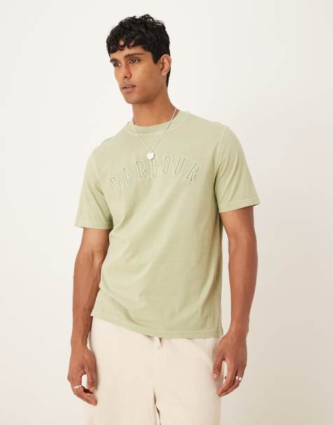 Barbour Banford relaxed fit t-shirt in seagrass - view 1