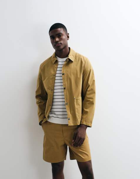Barbour Bayfield casual chore jacket in camel brown (part of a set) - view 1