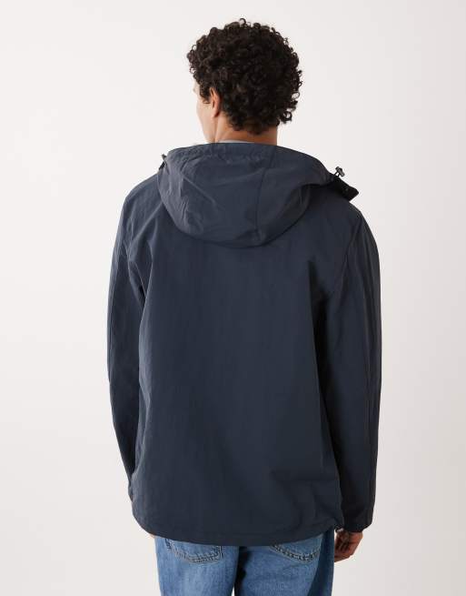 Barbour Baywick showerproof hooded jacket in navy, 3 of 5