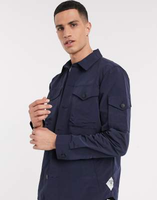 Barbour beacon askern overshirt navy new arrivals