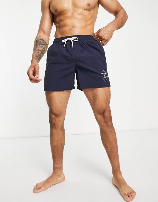 Barbour Beacon – Blå badshorts med logga