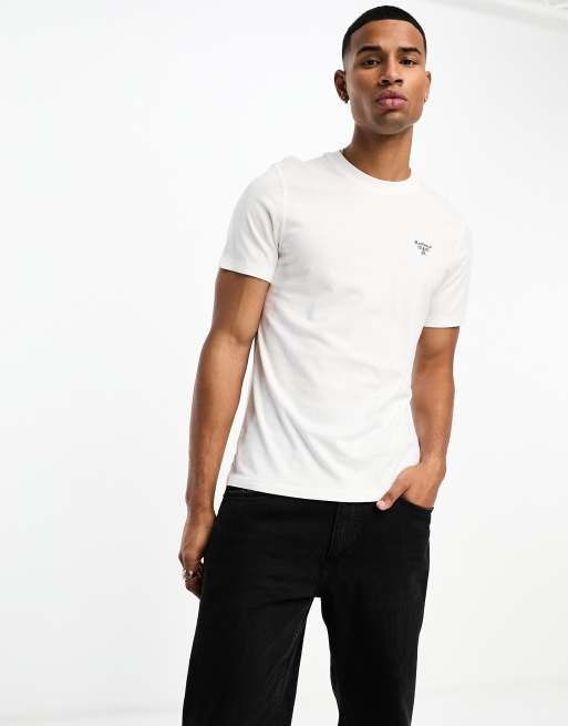 Barbour Beacon - Brathay - Hvid T-shirt med grafik og print på ryggen, 2 af 4