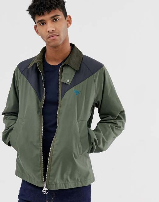 Barbour beacon outlet green wax jacket