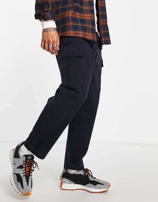 Barbour Beacon cargo pants in navy ASOS