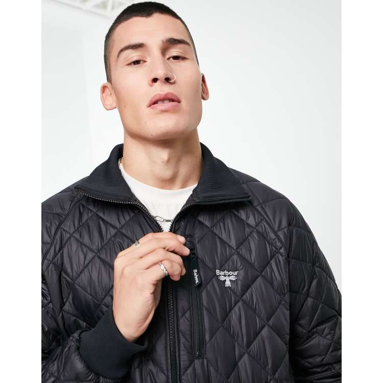 Barbour beacon navy quilted jacket online