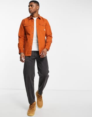Giacca in twill arancione - Barbour Beacon Camicia donna  - immagine2