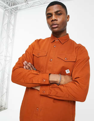 Giacca in twill arancione - Barbour Beacon Camicia donna  - immagine1