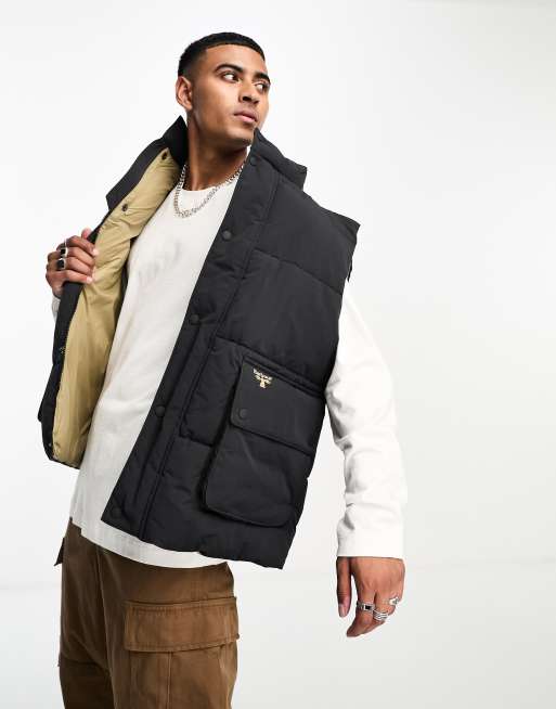 Barbour gilet mens sale sale