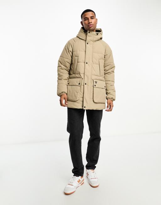 Mens barbour hotsell hooded coat