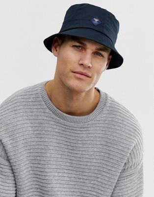 Barbour Beacon Gully bucket hat in navy 