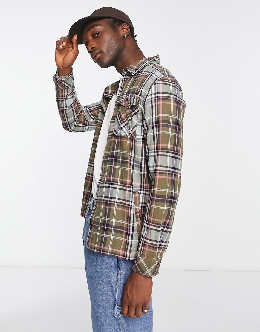 Barbour Beacon Jacques Overshirt In Gray