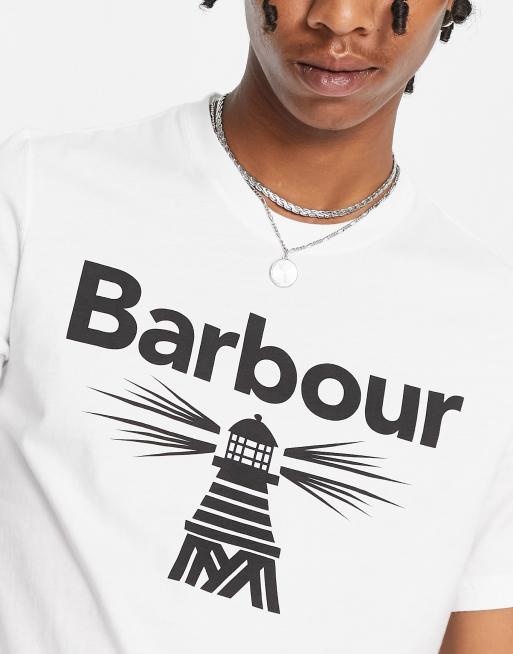 Barbour logo shop t shirt