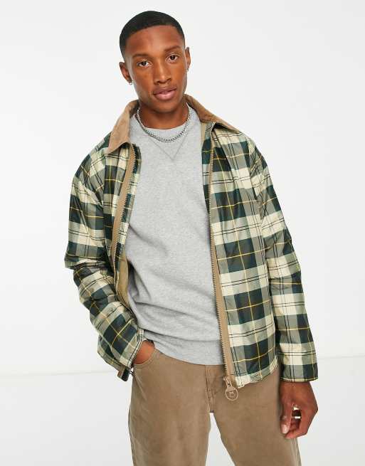 Barbour tartan shop jacket