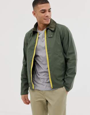 barbour beacon green wax jacket