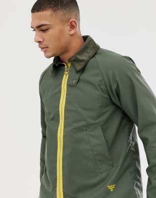 barbour beacon munro wax jacket green