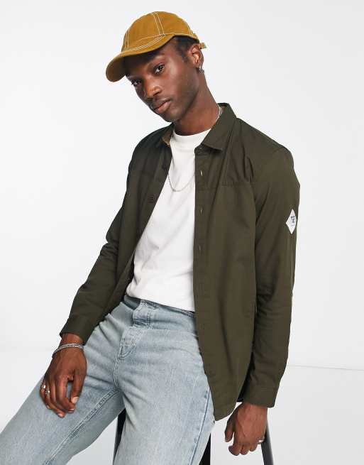 Barbour overshirt shop green