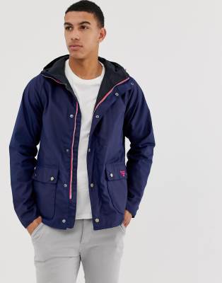 barbour blue wax jacket