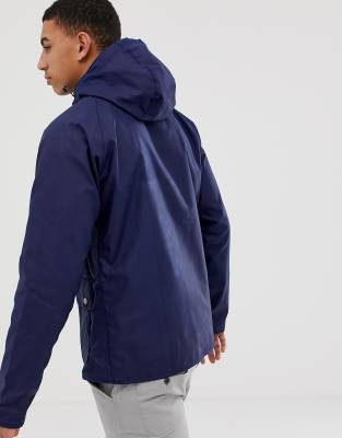hooded barbour wax jacket