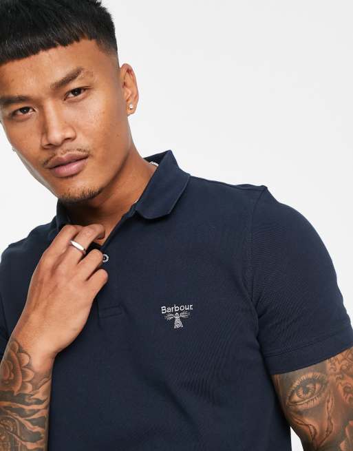 Barbour Beacon Polohemd in Marine ASOS