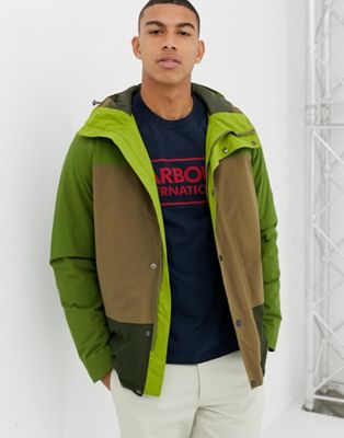 barbour green waterproof jacket
