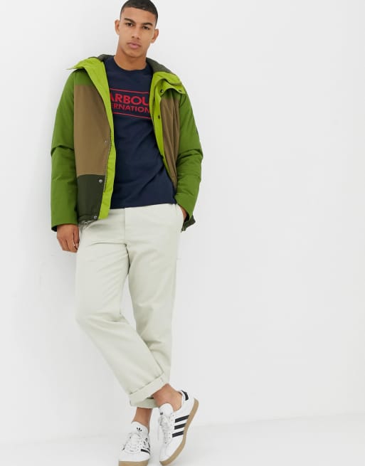 Barbour Beacon Scout hooded waterproof jacket in green