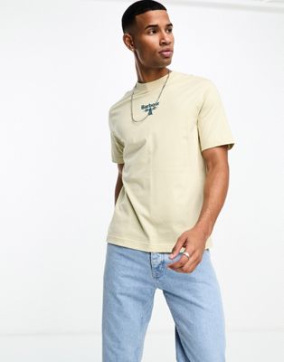 Barbour Beacon Shadworth short sleeve t-shirt in beige