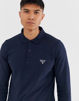 barbour long sleeve polo