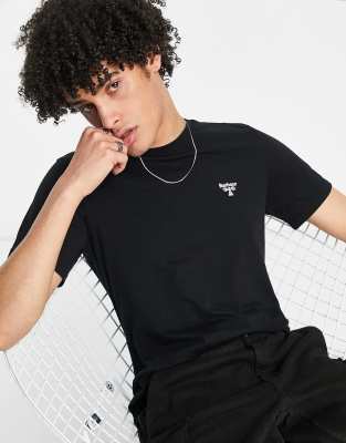 Barbour Beacon small logo T-shirt in black